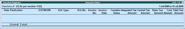 GSTR-3B Reports to File GST Returns in Tally.Erp9